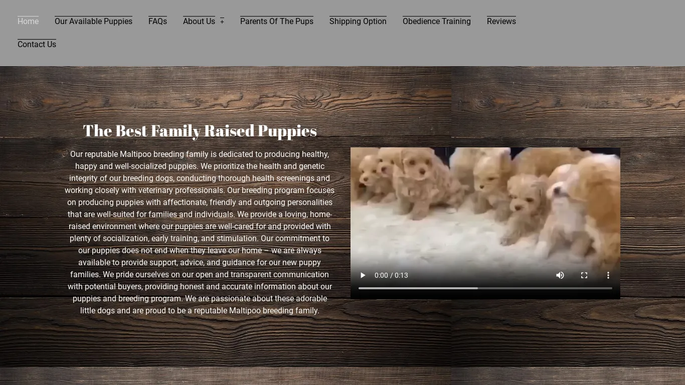 is Watkins Maltipoo Family – Maltipoo Puppies For Sale legit? screenshot
