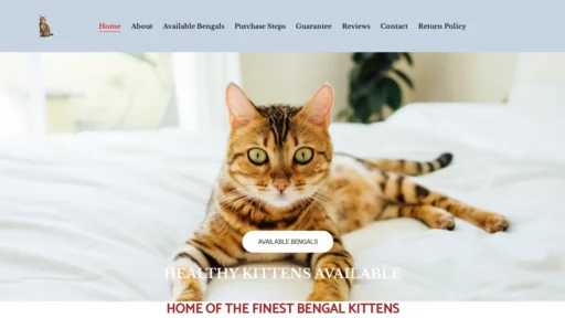 A screenshot of Westlandbengals.com