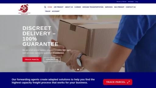 A screenshot of Worldclasslogisticsexpressusps.com