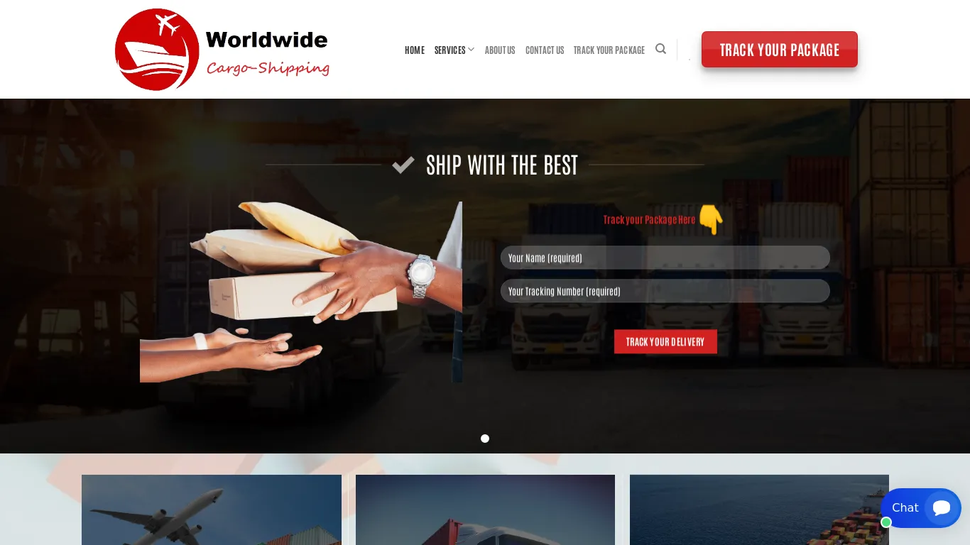is Worldwide Cargo Shipping – Best Courier Company for National and International Delivery legit? screenshot