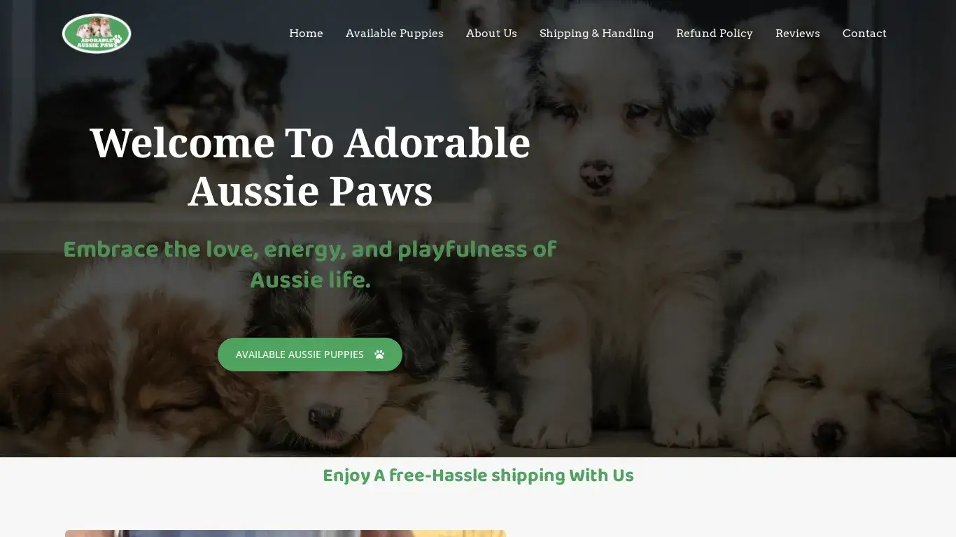 is Adorable Aussie Paws – Adorable Aussie Paws legit? screenshot