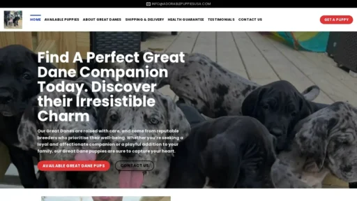Scam Website Screenshot Adorablepuppiesusa.com