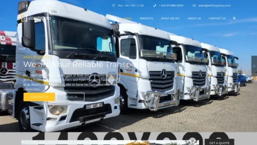 Scam Website Screenshot Akililogistics.com