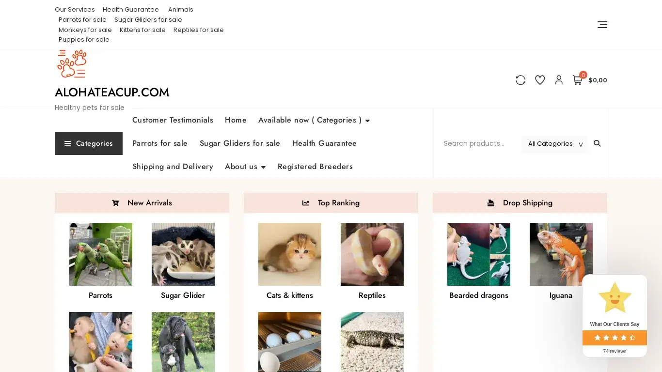 is Home - Alohateacup.com legit? screenshot