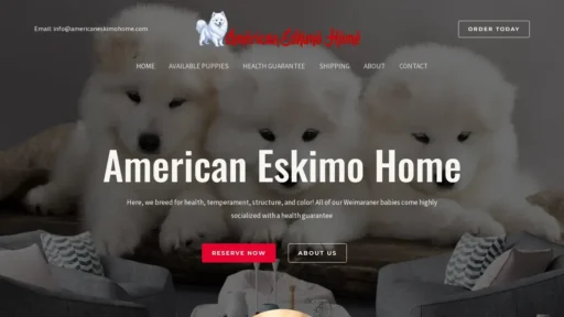 Scam Website Screenshot Americaneskimohome.com