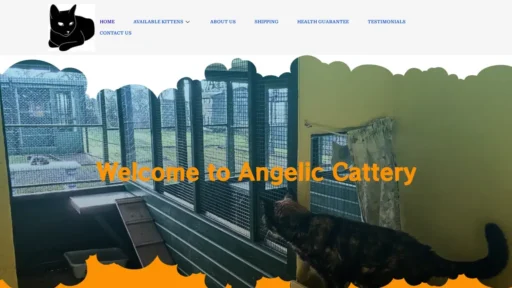 Scam Website Screenshot Angeliccattery.co.uk