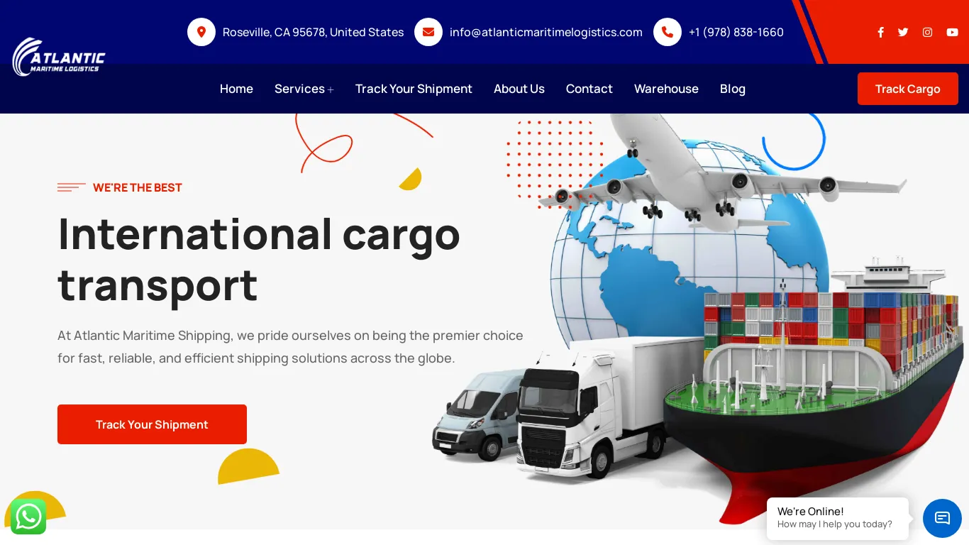 is Atlantic Maritime Logistics – Fast Express Worldwide Delivery legit? screenshot