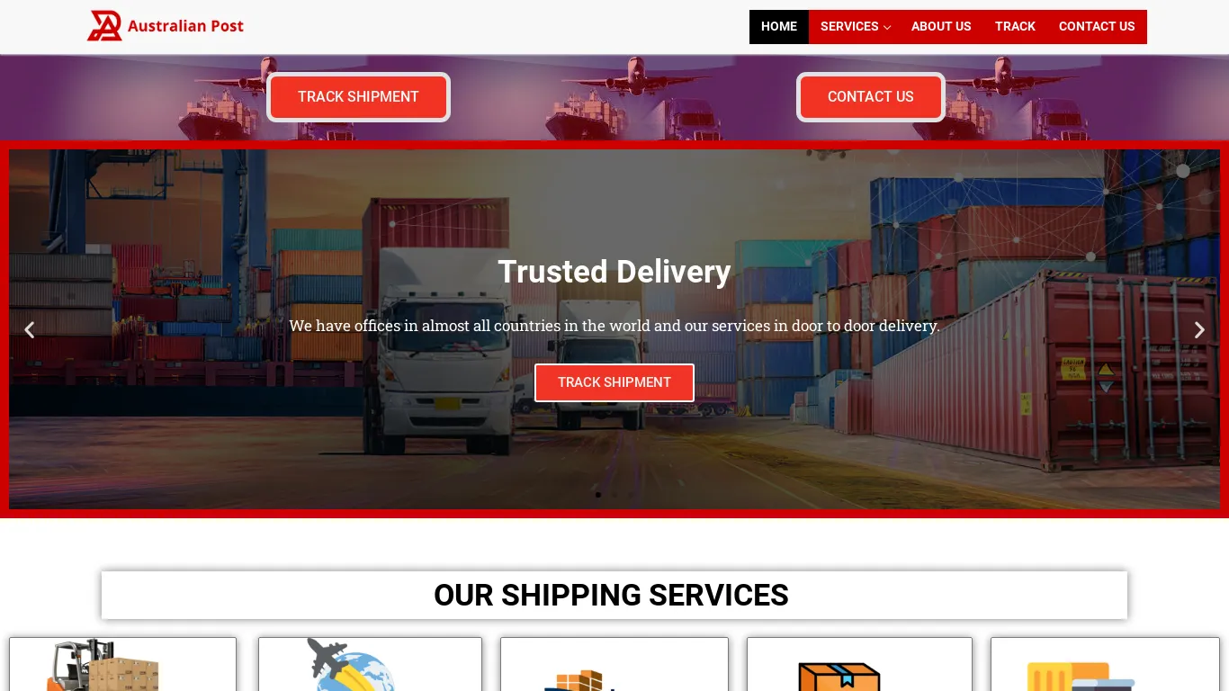 is Australian Post Services – International shipping services legit? screenshot