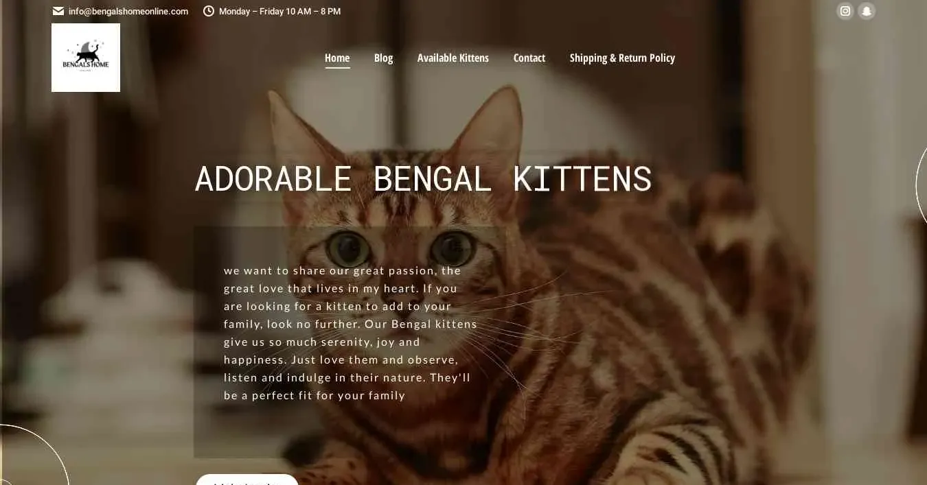 is bengalshomeonline.com legit? screenshot