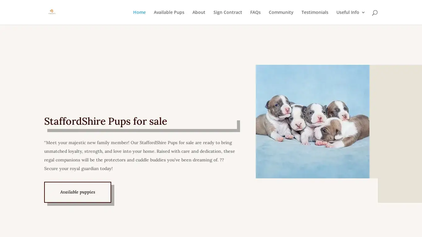 is Best Staffordshire Pups | Adopt a Cane Corso Puppy legit? screenshot