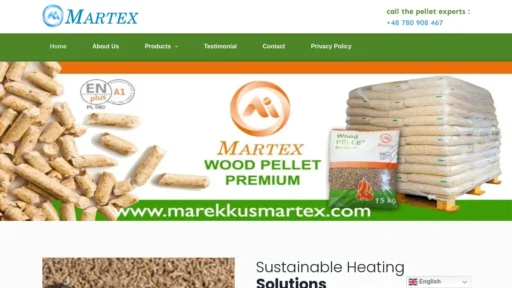 Scam Website Screenshot Biowoodpellets.com