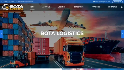 Scam Website Screenshot Botalogistics.com