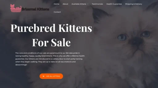 Scam Website Screenshot Brissmalcattery.com