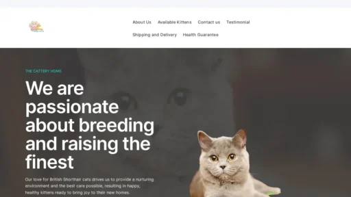 Scam Website Screenshot Britishshorthaircats4sale.net