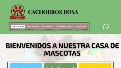 Scam Website Screenshot Cachorrosrosa.cam