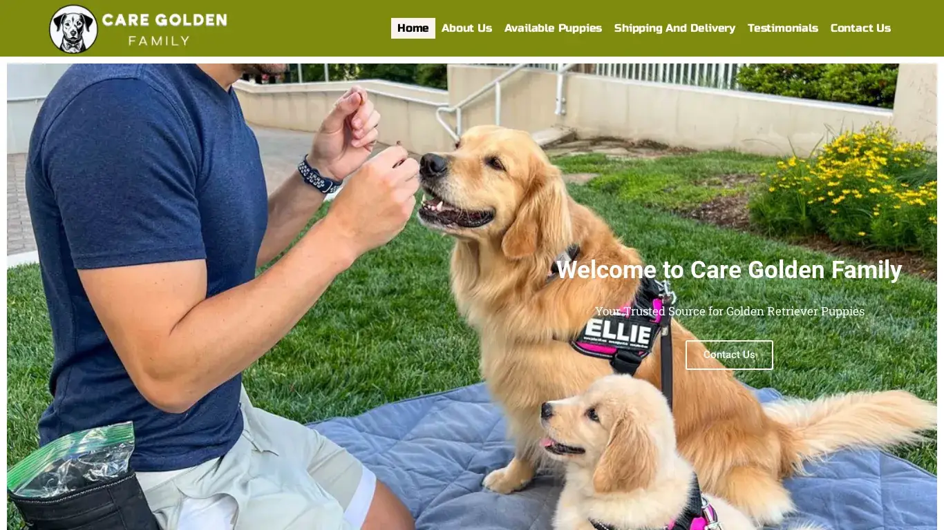 is Caren Golden Family – Puppies for sale legit? screenshot