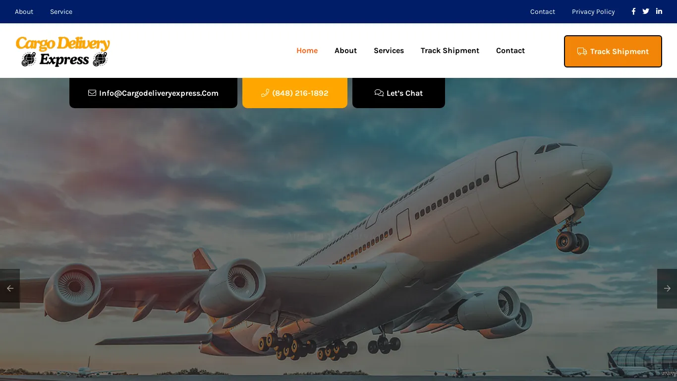 is Cargo Delivery Express – Leaders In Logistic Service Worldwide legit? screenshot