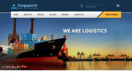 Scam Website Screenshot Cargoploths.com