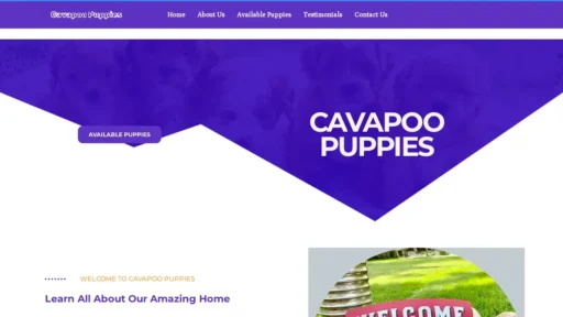 Scam Website Screenshot Cavapoopupsavailable.com