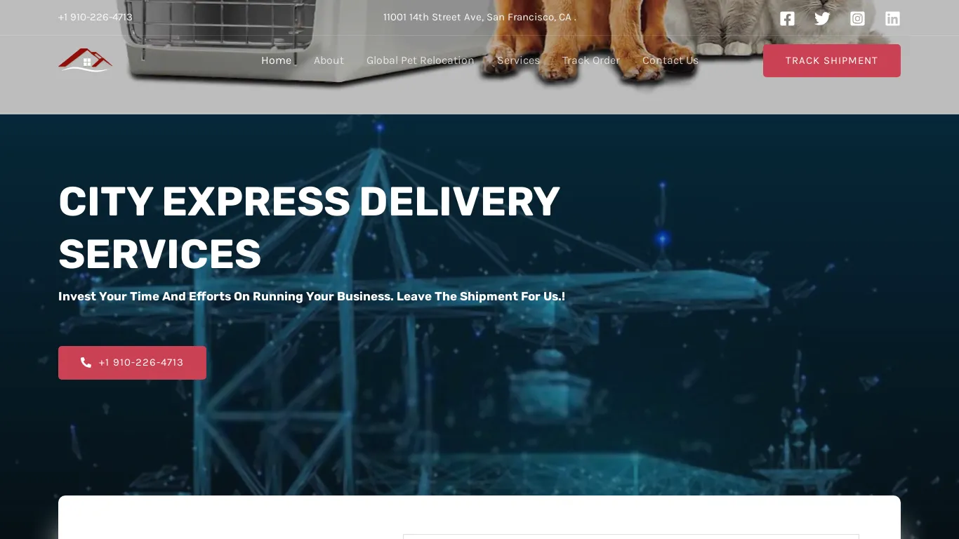is CITY EXPRESS DELIVERY – . legit? screenshot