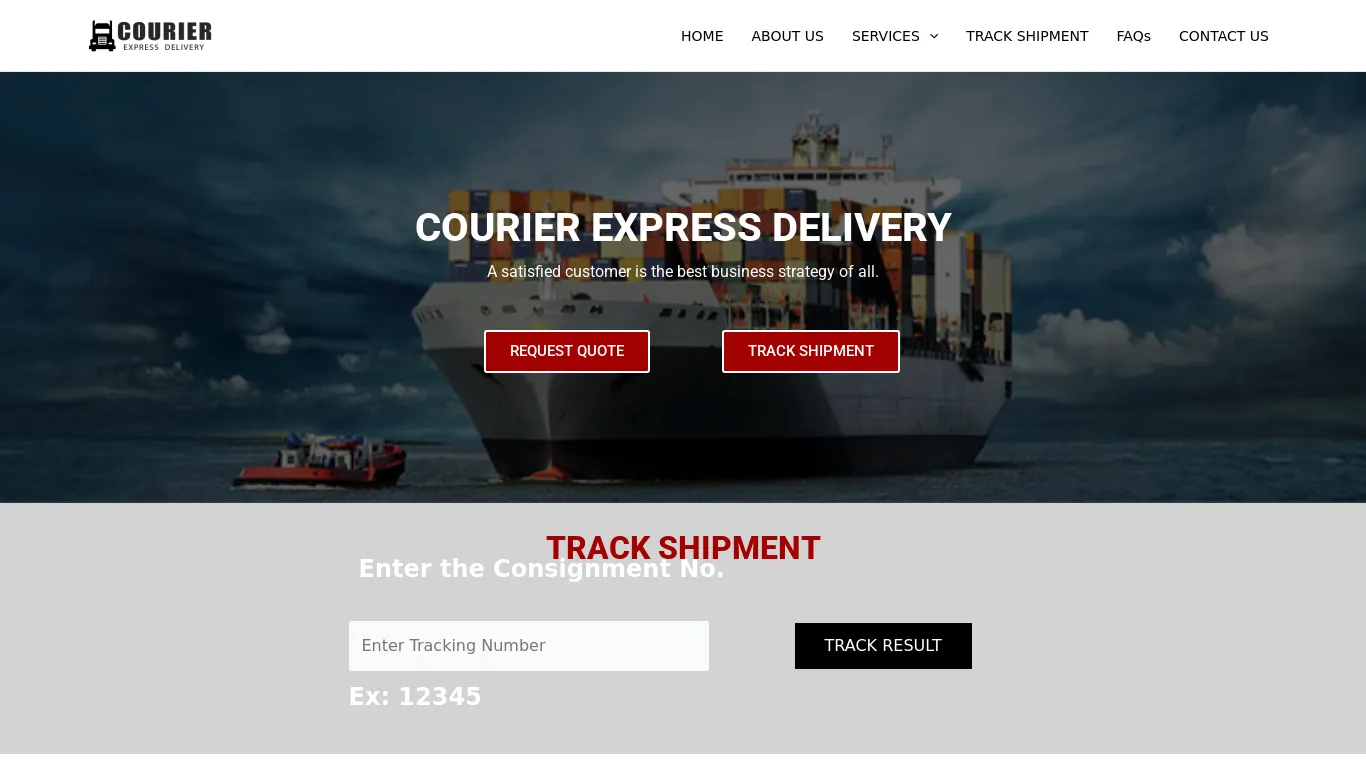 is COURIER SHIPPING lINE – GET THE BEST DELIVERY SERVICE legit? screenshot
