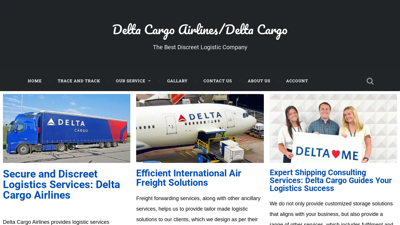 is Delta cargo/Delta cargo airlines/Delta air cargo/Delta cargo tracking legit? screenshot