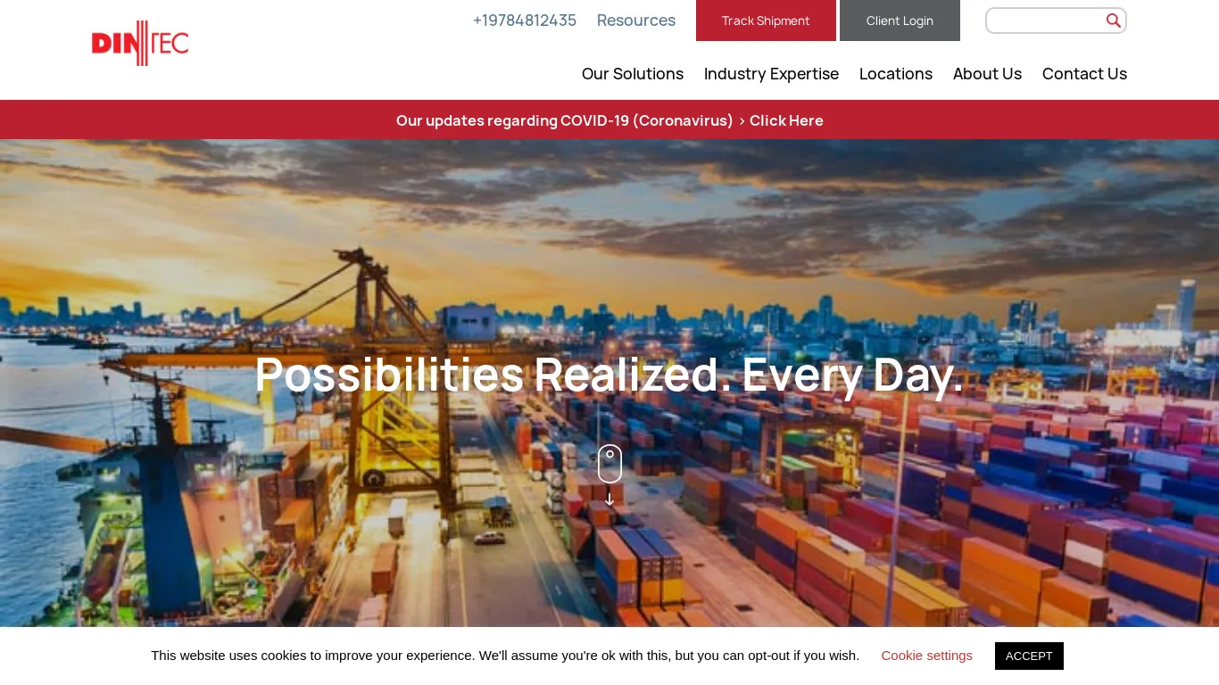 is Dintec Shipping Express | End-to-End Domestic & International Logistics Company legit? screenshot