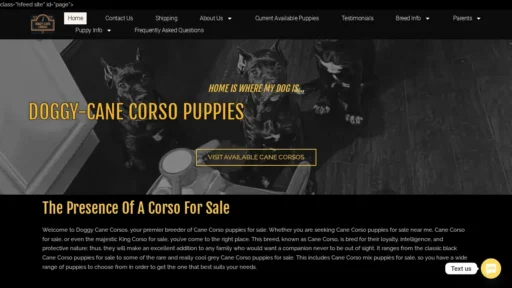 Scam Website Screenshot Doggy-butler.com