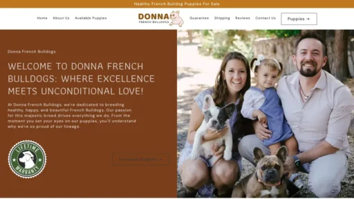 Scam Website Screenshot Donnafrenchiefarm.com