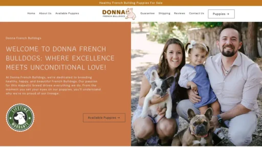Scam Website Screenshot Donnafrenchiehome.com