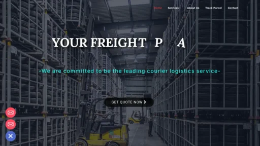 Scam Website Screenshot Ecoparcellogistics.com