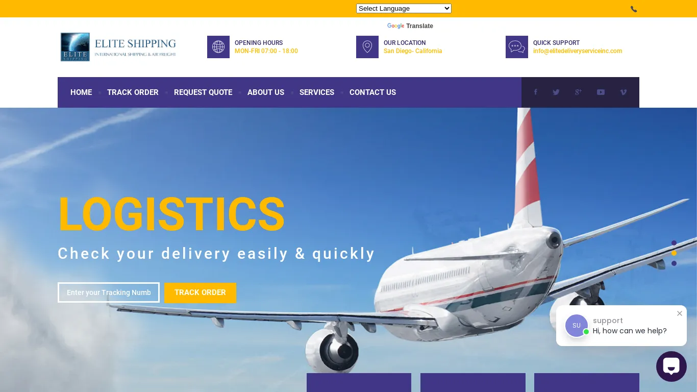 is Elite Delivery Service Logistic, Delivery and Transportation legit? screenshot
