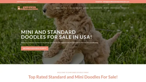 Scam Website Screenshot Empowerdoodlesfarm.com