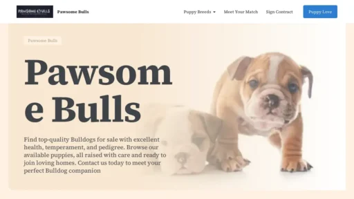 Scam Website Screenshot Englishandfrenchbulldogsforsale.com
