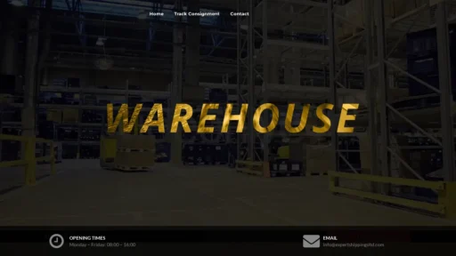 Scam Website Screenshot Expertshippingsltd.com