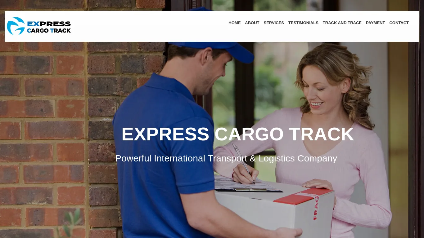 is Express Cargo Track - Home legit? screenshot