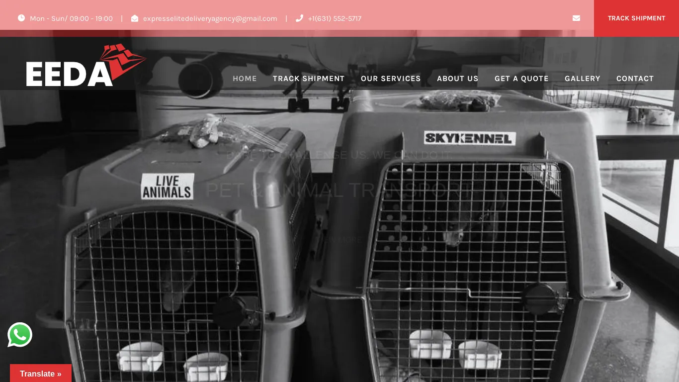 is Express Elite Delivery Agency – Best International & Domestic Logistic Services legit? screenshot
