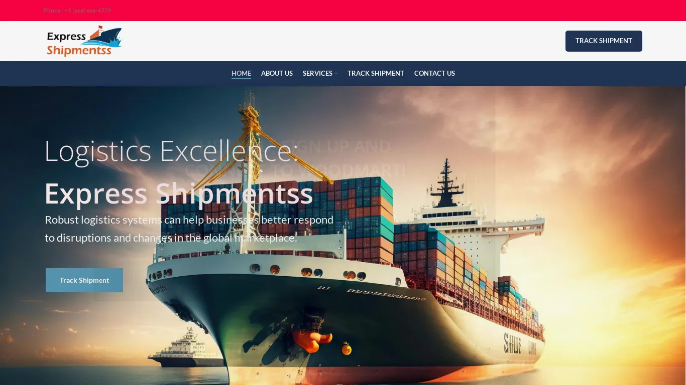 is Express Shipments – www.expressshipmentss.com legit? screenshot