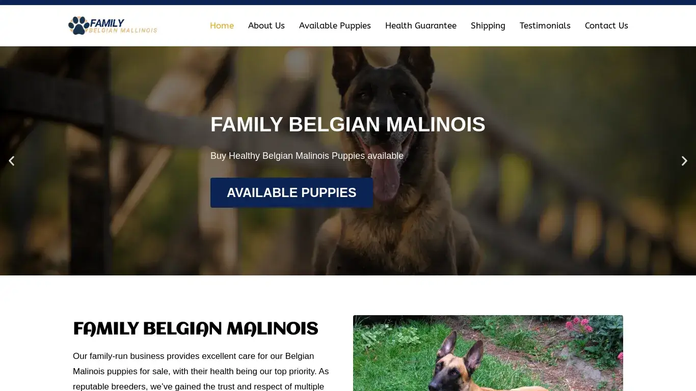 is FAMILY BELGIAN MALLINOIS – FAMILY BELGIAN MALLINOIS legit? screenshot