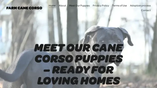 Scam Website Screenshot Farmcanecorso.com