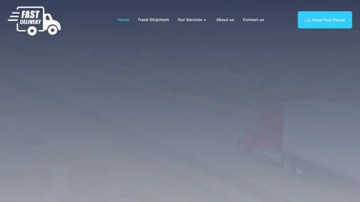 Scam Website Screenshot Fastpostdelivery.com