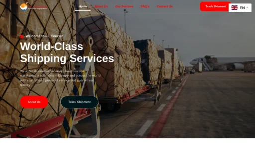 Scam Website Screenshot Fe-courierexpress.online