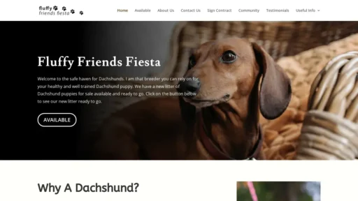 Scam Website Screenshot Fluffyfriendsfiesta.com