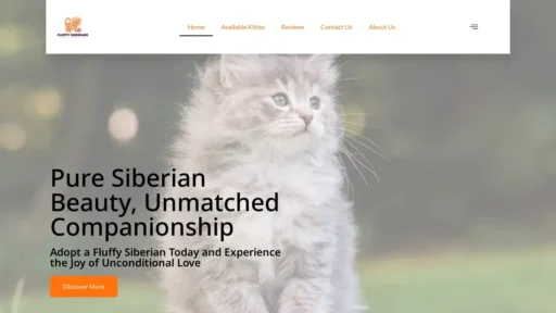 Scam Website Screenshot Fluffysiberians.com