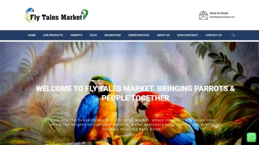 Scam Website Screenshot Flytalesmarket.com