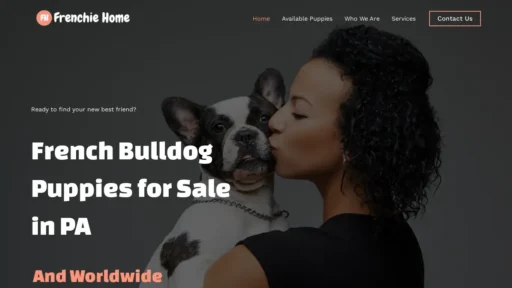 Scam Website Screenshot Frenchbulldogpuppiespa.com