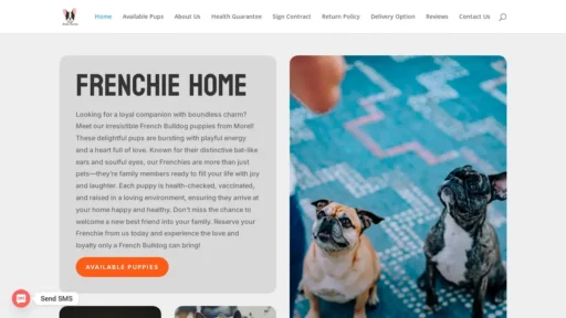 Scam Website Screenshot Frenchiehomme.com