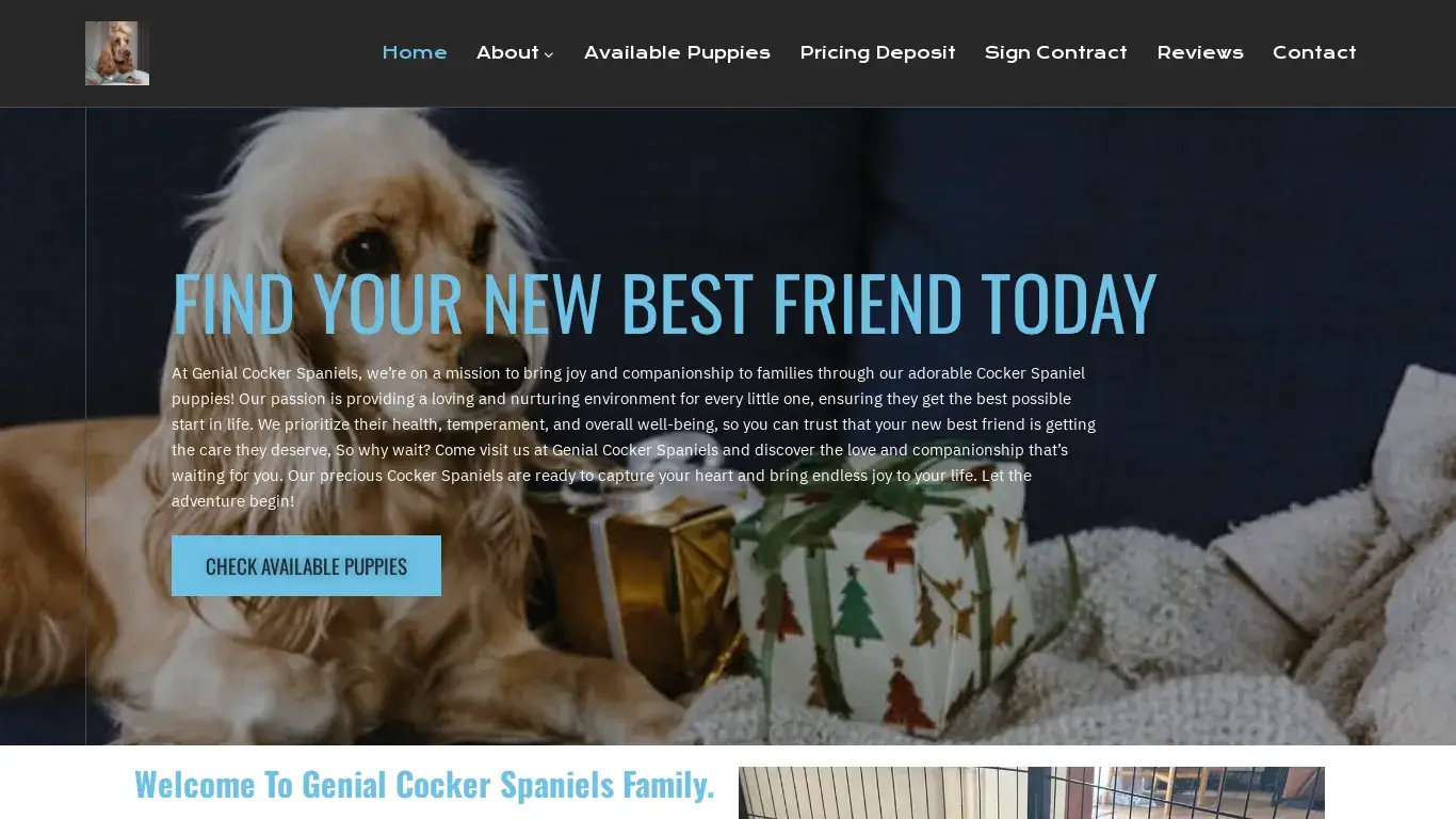 is genialcockerspaniels – genialcockerspaniels legit? screenshot