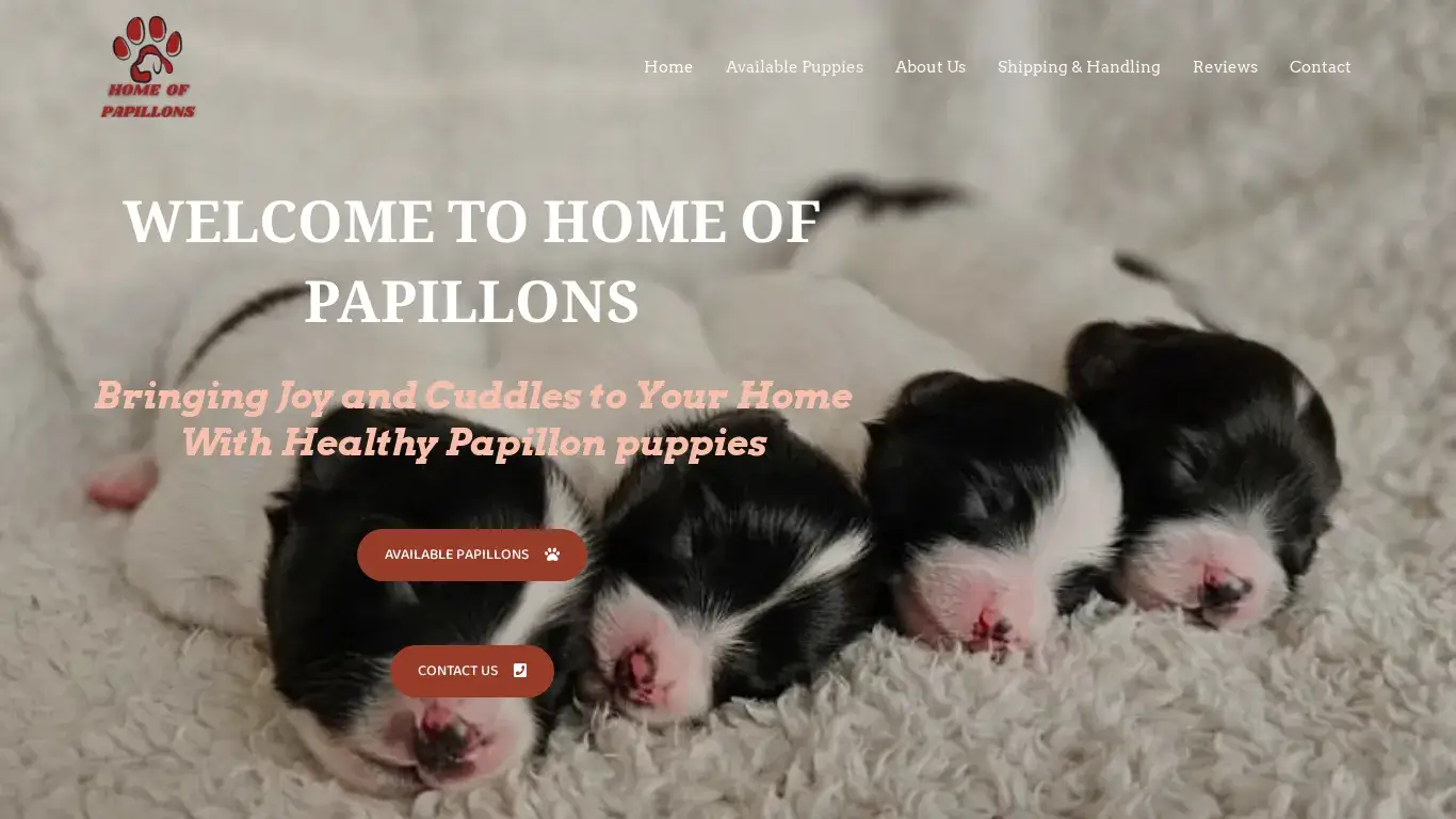 is Home Of Papillons – Only Luxury Puppies legit? screenshot