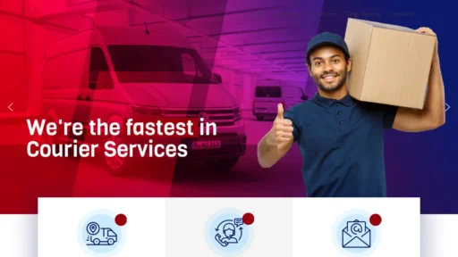 Scam Website Screenshot Globalpostslogistics.com